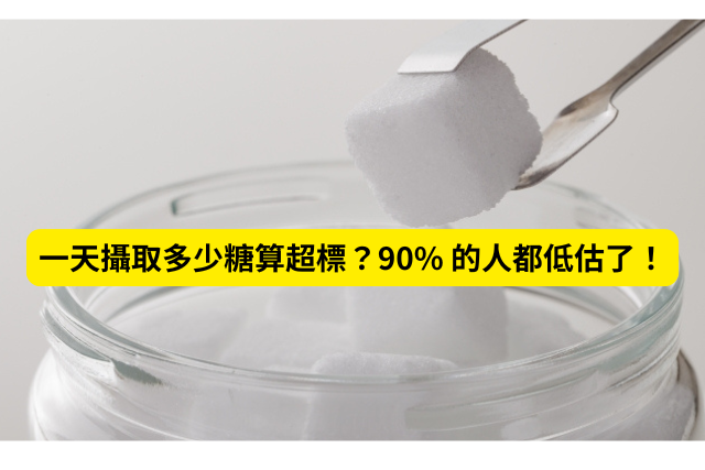 【減糖飲食】一天攝取多少糖算超標？90% 的人都低估了！